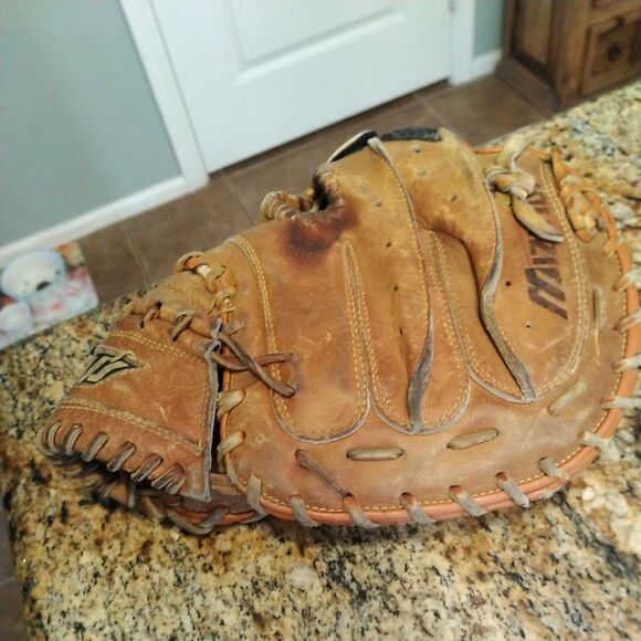 Baseball Glove Mizuno Franchise Model C001 Pro Scoop Catchers Mitt Power Lock - Picture 6 of 10